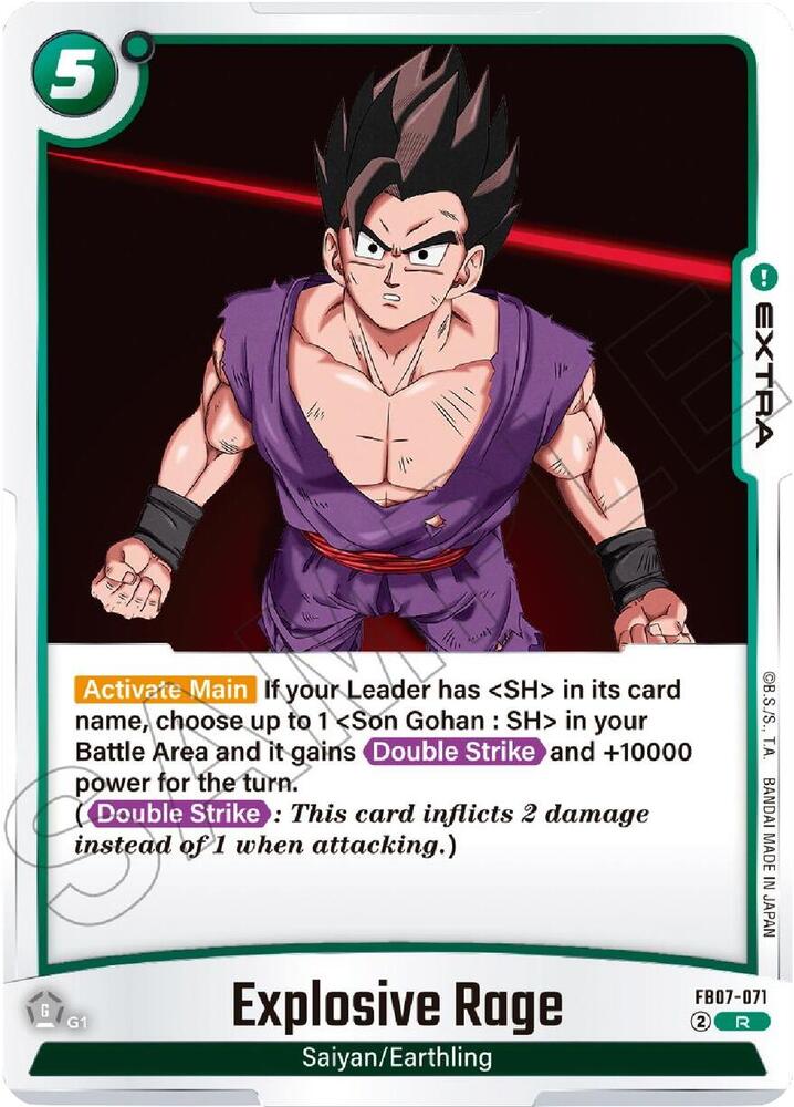 Explosive Rage [Foil] (FB07-071)(R)