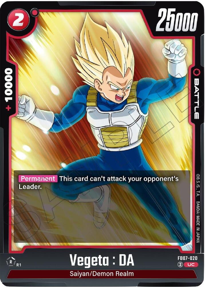 Vegeta : DA [020] (FB07-020)(UC)