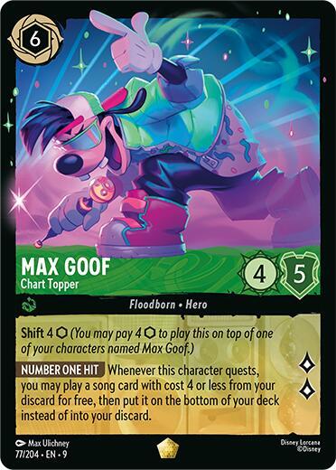 Max Goof - Chart Topper (Fabled)(9-077/204)(L)