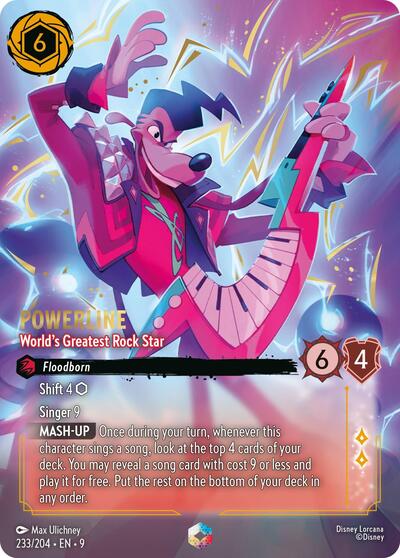 Powerline - World's Greatest Rock Star (Enchanted) - Holofoil (Fabled)(9-233/204)(E)