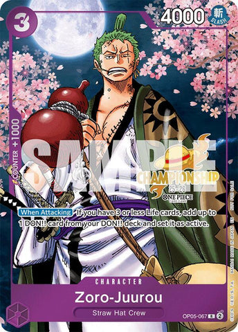 Zoro-Juurou [CS 25-26 Event Pack] [Foil] (One Piece Promotion Cards)(OP05-067)(R)