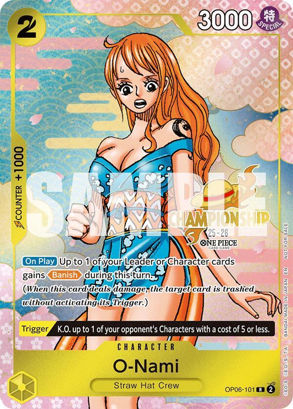 O-Nami [CS 25-26 Event Pack] [Foil] (One Piece Promotion Cards)(OP06-101)(R)