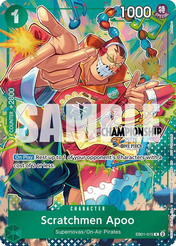 Scratchmen Apoo [CS 25-26 Celebration Pack] [Foil] (One Piece Promotion Cards)(EB01-015)(R)