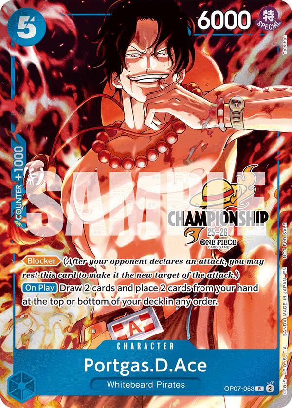Portgas.D.Ace [CS 25-26 Celebration Pack] [Foil] (One Piece Promotion Cards)(OP07-053)(R)