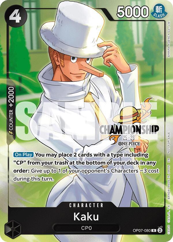Kaku [CS 25-26 Celebration Pack] [Foil] (One Piece Promotion Cards)(OP07-080)(R)
