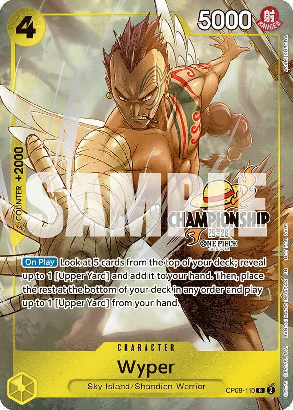 Wyper [CS 25-26 Celebration Pack] [Foil] (One Piece Promotion Cards)(OP08-110)(R)