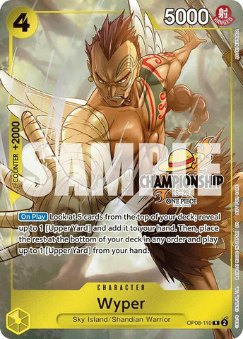 Wyper [CS 25-26 Celebration Pack] [Foil] (One Piece Promotion Cards)(OP08-110)(R)