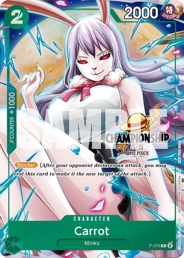 Carrot [CS 25-26 Event Pack Finalist Ver.] [Foil] (One Piece Promotion Cards)(P-070)(PR)