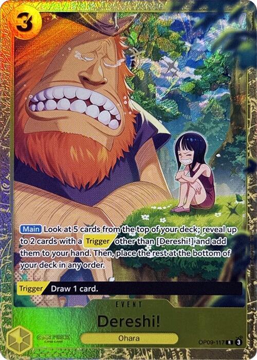 Dereshi! [Premium Card Collection -Best Selection Vol. 4-] [Foil] (One Piece Promotion Cards)(OP09-117)(R)