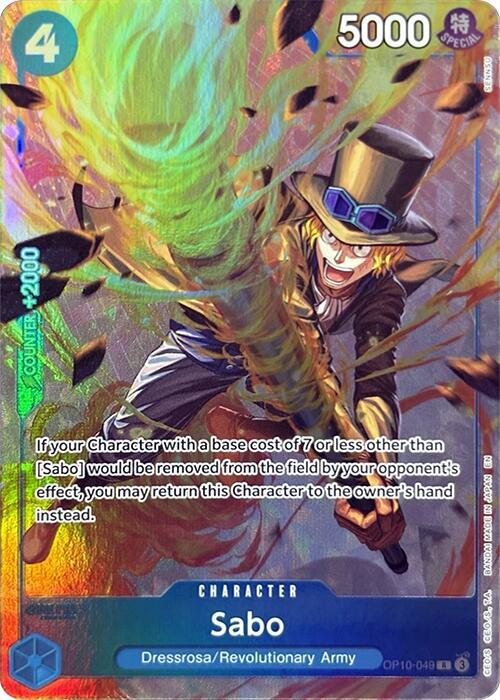 Sabo [Premium Card Collection -Best Selection Vol. 4-] [Foil] (One Piece Promotion Cards)(OP10-049)(R)