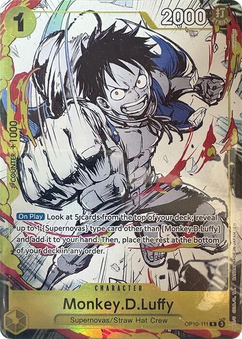 Monkey.D.Luffy [Premium Card Collection -6 assort vol.1-] [Foil] (One Piece Promotion Cards)(OP10-111)(R)