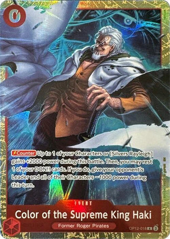 Color of the Supreme King Haki [Premium Card Collection -6 assort vol.1-] [Foil] (One Piece Promotion Cards)(OP12-018)(R)