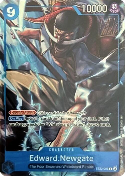Edward.Newgate [Premium Card Collection -6 assort vol.1-] [Foil] (One Piece Promotion Cards)(ST22-003)(C)