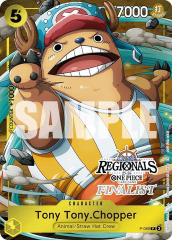 Tony Tony.Chopper [Online Regional Finalist Card Set 2025 Vol.2] [Foil] (One Piece Promotion Cards)(P-089)(PR)