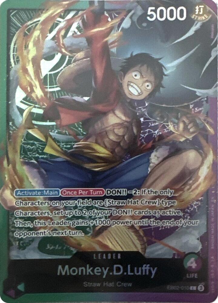 Monkey.D.Luffy [Sound Loader - Luffy Edition 2025] (One Piece Promotion Cards)(EB02-010)(L)