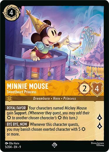 Minnie Mouse - Sweetheart Princess (Fabled)(9-005/204)(SR)