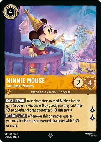 Minnie Mouse - Sweetheart Princess (Fabled)(9-005/204)(SR)