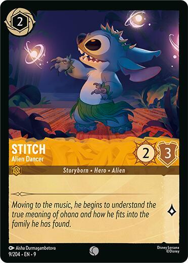Stitch - Alien Dancer - Cold Foil (Fabled)(9-009/204)(C)