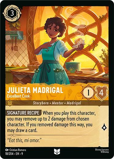 Julieta Madrigal - Excellent Cook (Fabled)(9-018/204)(U)