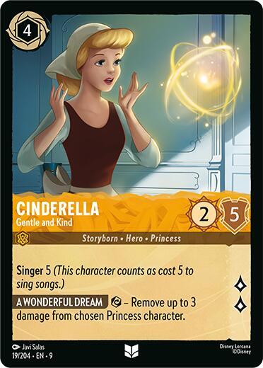 Cinderella - Gentle and Kind (Fabled)(9-019/204)(U)