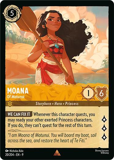 Moana - Of Motunui (Fabled)(9-020/204)(R)