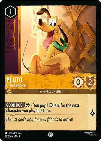 Pluto - Friendly Pooch - Cold Foil (Fabled)(9-021/204)(C)