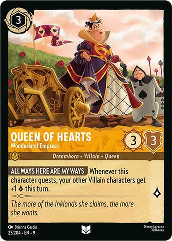 Queen of Hearts - Wonderland Empress - Cold Foil (Fabled)(9-023/204)(U)