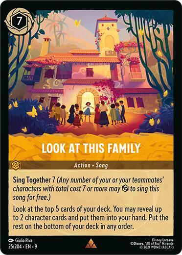 Look at This Family - Cold Foil (Fabled)(9-025/204)(R)