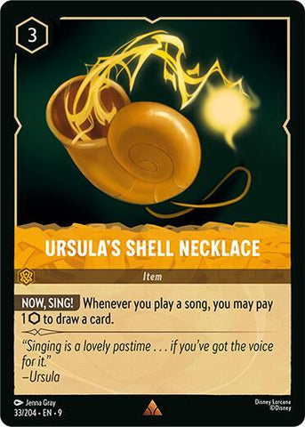 Ursula's Shell Necklace - Cold Foil (Fabled)(9-033/204)(R)