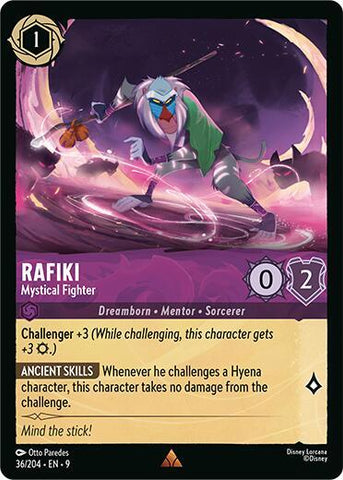 Rafiki - Mystical Fighter - Cold Foil (Fabled)(9-036/204)(R)