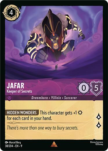 Jafar - Keeper of Secrets - Cold Foil (Fabled)(9-038/204)(R)