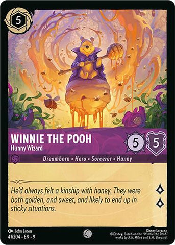 Winnie the Pooh - Hunny Wizard - Cold Foil (Fabled)(9-041/204)(C)