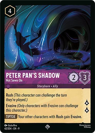 Peter Pan's Shadow - Not Sewn On (Fabled)(9-042/204)(SR)