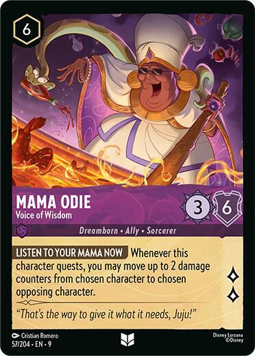 Mama Odie - Voice of Wisdom - Cold Foil (Fabled)(9-057/204)(U)