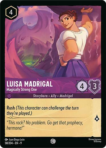 Luisa Madrigal - Magically Strong One - Cold Foil (Fabled)(9-058/204)(C)