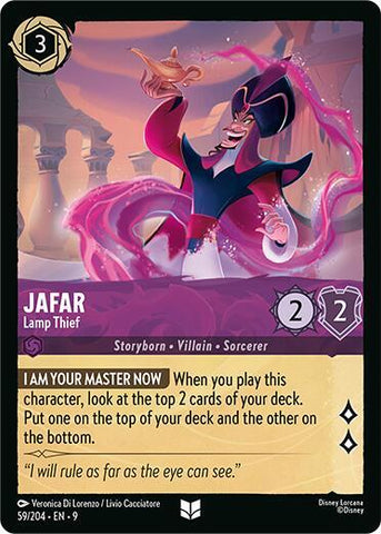 Jafar - Lamp Thief - Cold Foil (Fabled)(9-059/204)(U)