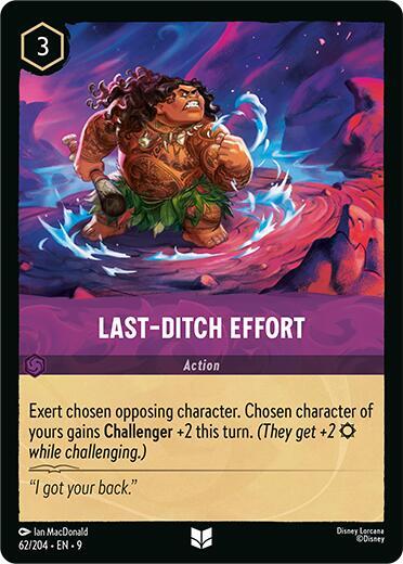 Last-Ditch Effort - Cold Foil (Fabled)(9-062/204)(U)