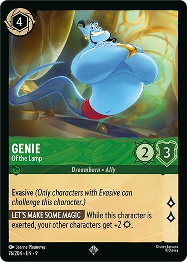 Genie - Of the Lamp - Cold Foil (Fabled)(9-076/204)(SR)