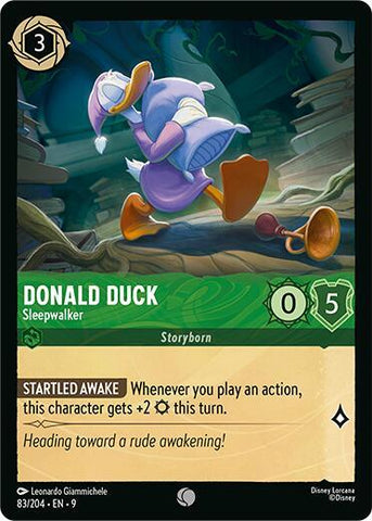 Donald Duck - Sleepwalker - Cold Foil (Fabled)(9-083/204)(C)