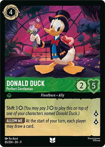 Donald Duck - Perfect Gentleman - Cold Foil (Fabled)(9-085/204)(U)