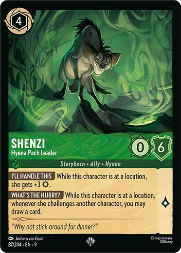 Shenzi - Hyena Pack Leader - Cold Foil (Fabled)(9-087/204)(SR)