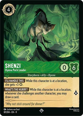 Shenzi - Hyena Pack Leader - Cold Foil (Fabled)(9-087/204)(SR)