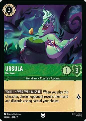 Ursula - Deceiver - Cold Foil (Fabled)(9-090/204)(U)