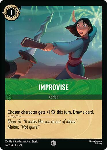 Improvise - Cold Foil (Fabled)(9-096/204)(C)