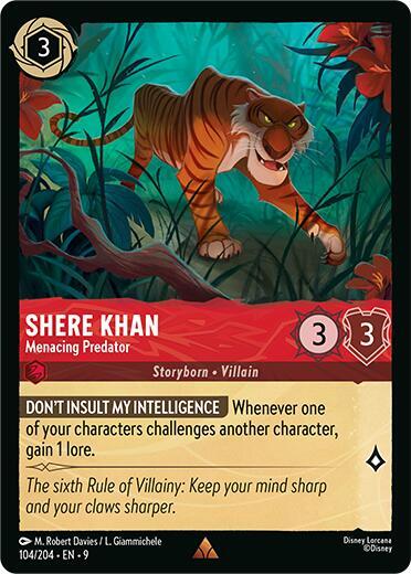 Shere Khan - Menacing Predator (Fabled)(9-104/204)(R)