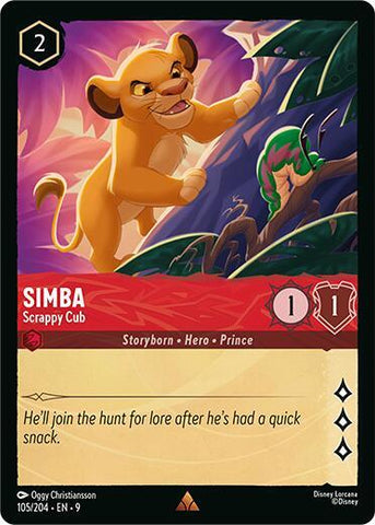 Simba - Scrappy Cub (Fabled)(9-105/204)(R)