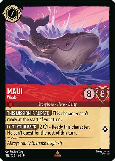 Maui - Whale - Cold Foil (Fabled)(9-106/204)(R)