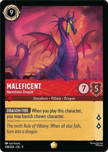 Maleficent - Monstrous Dragon (Fabled)(9-108/204)(L)