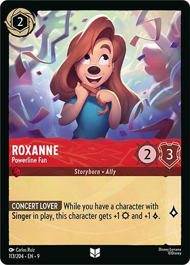 Roxanne - Powerline Fan - Cold Foil (Fabled)(9-113/204)(U)
