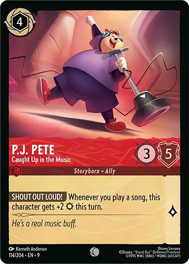 P.J. Pete - Caught Up in the Music (Fabled)(9-114/204)(C)